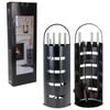 Home&Styling Set di Utensili per Caminetto in Metallo Nero