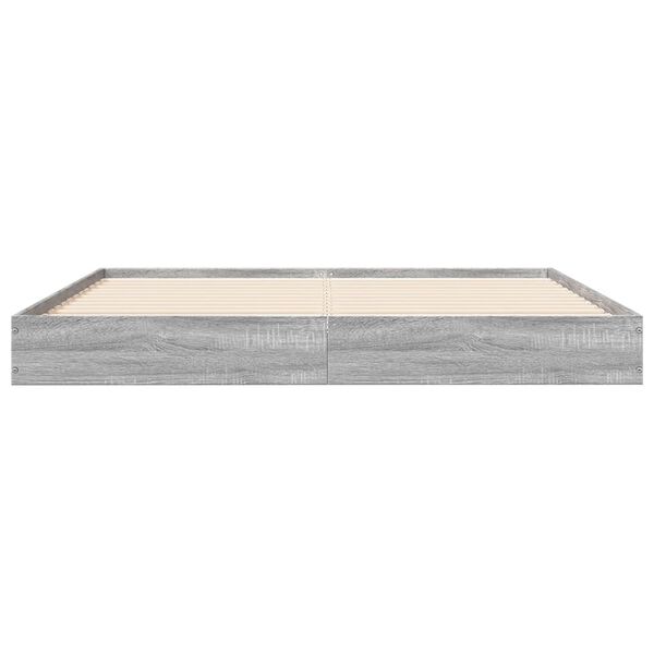 vidaXL Giroletto Grigio Sonoma 150x200 cm in Legno Multistrato