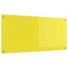 vidaXL Schienale da cucina Giallo 110 x 50 cm vetro temperato