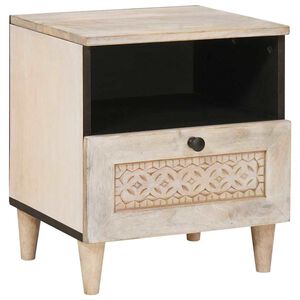 vidaXL Armadio da Notte Bianco 40 x 33 x 46 cm Legno ingegnerizzato