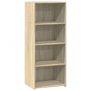 vidaXL Credenza Rovere Sonoma 50x41x124 cm in Legno Multistrato