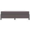 vidaXL Struttura del letto con materasso Grigio 180 x 200 cm Tessuto