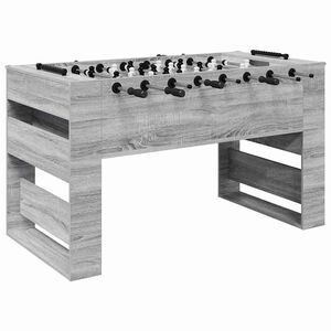 vidaXL Tavolo da Foosball Sonoma grigia 146,5 x 74 x 85 cm