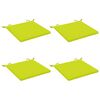 vidaXL Cuscini per Sedia in 4 Pezzi SOEST 4 pz 100% Poliestere