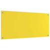vidaXL Schienale da cucina Giallo 110 x 50 cm vetro temperato