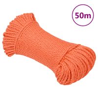 vidaXL Corda da Lavoro Arancione 3 mm 50 m in Polipropilene