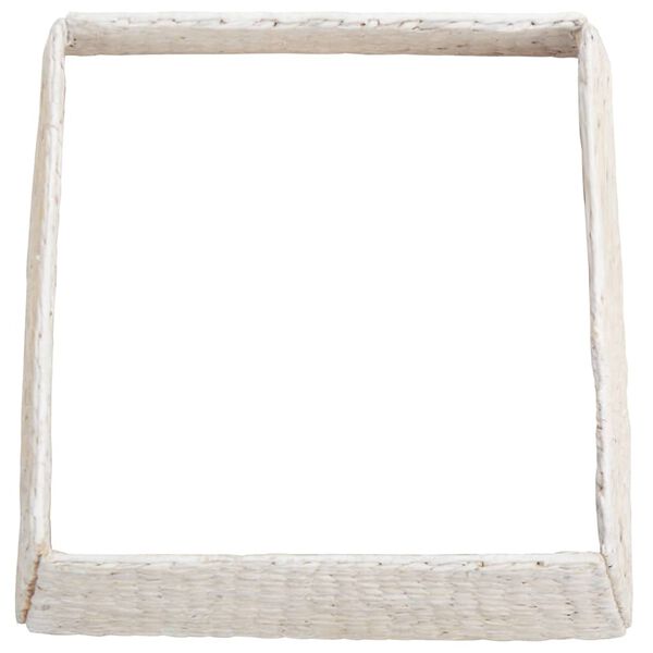 vidaXL Collare per Albero di Natale Bianco 70 x 70 x 28 cm