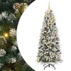 vidaXL Albero di Natale artificiale Bianco 210 cm