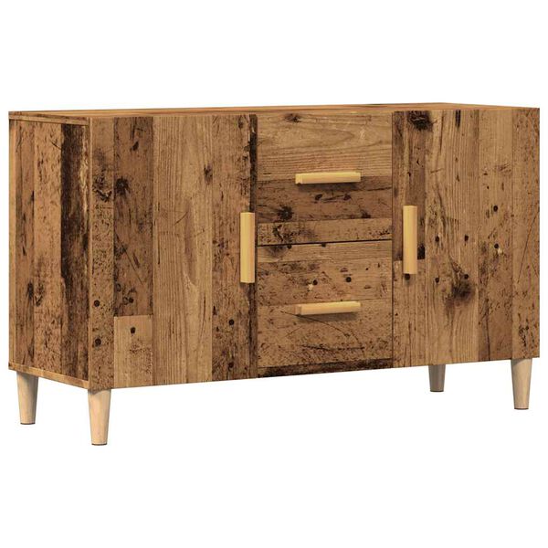 vidaXL Credenza Legno Antico 100x36x60 cm in Legno Multistrato
