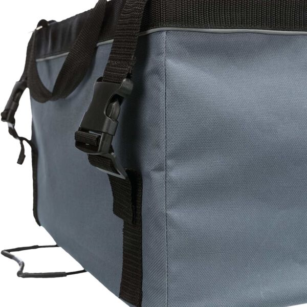 TRIXIE Cestino Anteriore Bici per Animali Domestici 38x25x25 cm Grigio