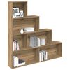 vidaXL Libreria Rovere Artigianale 157x24x160 cm Legno Multistrato