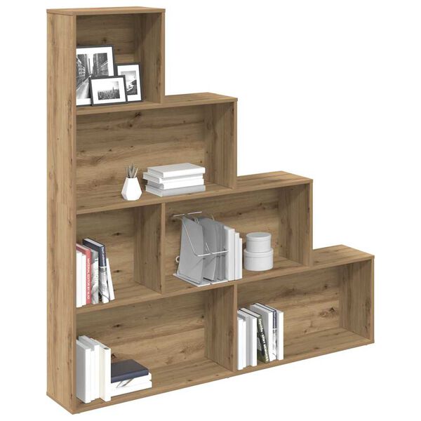 vidaXL Libreria Rovere Artigianale 157x24x160 cm Legno Multistrato