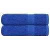 vidaXL Asciugamani FROGN 2 pz Blu 50x100 cm 360 g/m&sup2;