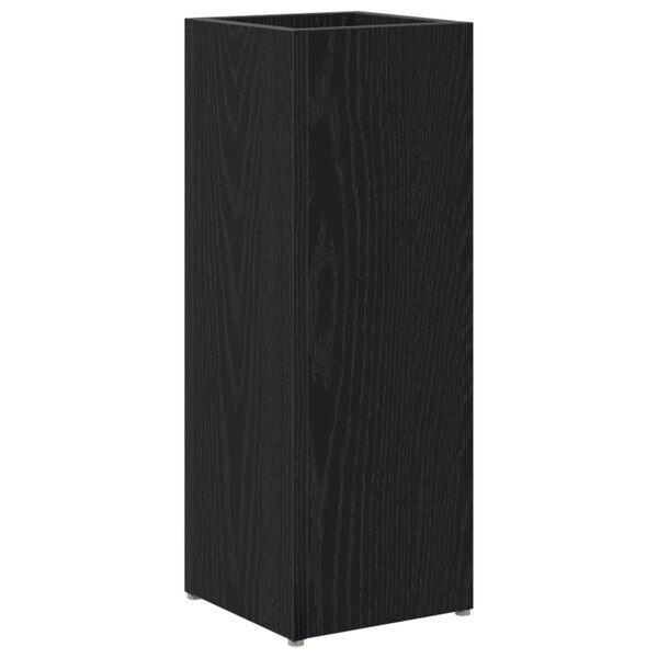 vidaXL Supporto per Ombrellone Rovere Nero 20 x 20 x 55,5 cm