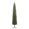 vidaXL Albero di Natale artificiale con 300 LED Verde 300 cm