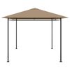 vidaXL Gazebo 384x281x270 cm Grigio Talpa 180 g/m²