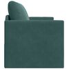 vidaXL Divano letto 110cm Verde Scuro Velluto