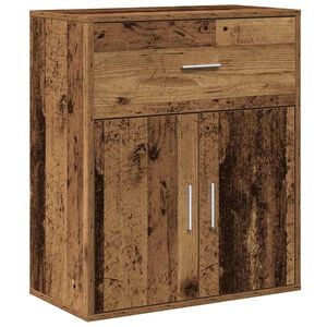 vidaXL Credenza Legno vecchio 60 x 31 x 70 cm Legno multistrato