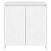 vidaXL Credenza Bianca 70x41x75 cm in Legno Multistrato