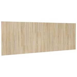 vidaXL Testiera Letto Rovere Sonoma 240x1,5x80 cm Legno Ingegnerizzato