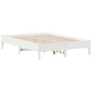 vidaXL Letto senza Materasso Bianco 160x200 cm Legno Massello di Pino