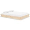 vidaXL Giroletto in Legno Massello 140x190 cm
