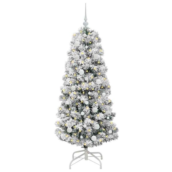 vidaXL Albero di Natale Artificiale con Rami Pieghevoli 150 cm