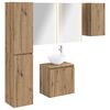 vidaXL Set di Armadi da Bagno 5 pcs Rovere Artigianale