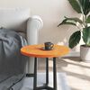vidaXL Piano Tavolo Rotondo Marrone Cera &Oslash;50x2,5cm Legno Massello Pino