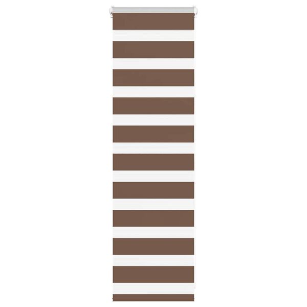 vidaXL Tenda a Rullo Zebra Larghezza Tessuto 45,9 cm Poliestere