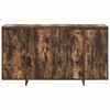 vidaXL Credenza Rovere fumé 135 x 41 x 75 cm Legno multistrato