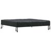vidaXL Copertura Tavolo 102 x 102 x 15 cm Quadrato Impermeabile Nero