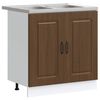 vidaXL Mobile da cucina Kalmar Rovere Marrone 80 x 46 x 81,5 cm