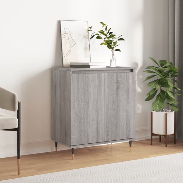 vidaXL Credenza Grigio Sonoma 60x35x70 cm in Legno Multistrato