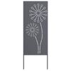 vidaXL Schermo per privacy in giardino Traforo Antracite 50 x 140 cm