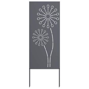 vidaXL Schermo per privacy in giardino Traforo Antracite 50 x 140 cm
