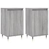 vidaXL Credenze 2 pz Grigio Sonoma 40x35x70 cm in Legno Multistrato