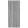 vidaXL Credenza Grigio Sonoma 102x33x75 cm in Truciolato