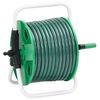 vidaXL Avvolgitubo Autonomo Verde con Set Raccordi Tubo 0,5" 50 m PVC