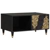 vidaXL Tavolino da salotto Nero 80 x 50 x 40 cm
