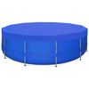 vidaXL Coperture per Piscina 2 pz in PE Rotonde 540 cm 90 g/m²