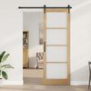 vidaXL Porta Interna ORKDAL Marrone 83 x 232 cm
