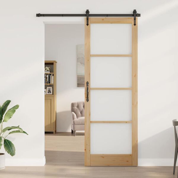 vidaXL Porta Interna ORKDAL Marrone 83 x 232 cm