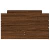 vidaXL Giroletto con Cassetti Rovere Marrone 90x190 cm