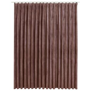 vidaXL Tenda Oscurante con Ganci Velluto Rosa Antico 290x245 cm