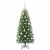 vidaXL Albero di Natale artificiale con 150 LED Verde 120 cm PE e PVC