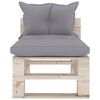 vidaXL Set Salotto Giardino su Pallet Cuscini 6 pz in Legno di Pino