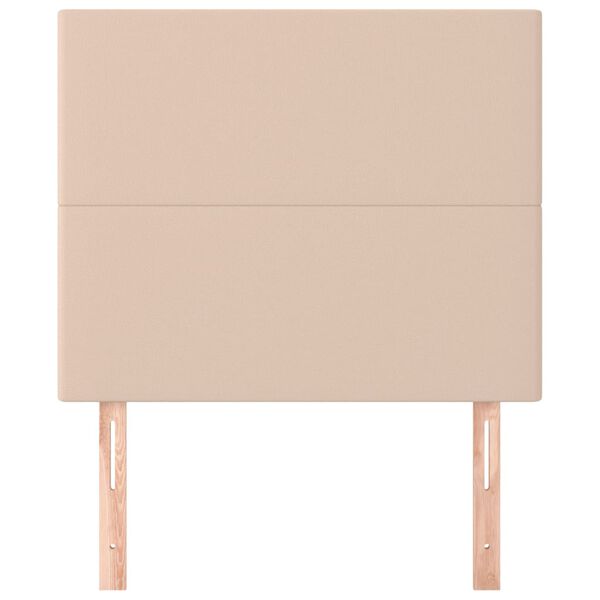 vidaXL Testiera Cappuccino 90x5x118/128 cm in Similpelle