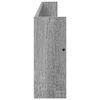 vidaXL Scaffale per riviste Grigio Sonoma 100 x 12 x 30 cm