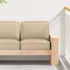 vidaXL Set di Cuscini per Pallet 2 pcs Beige Tessuto Oxford